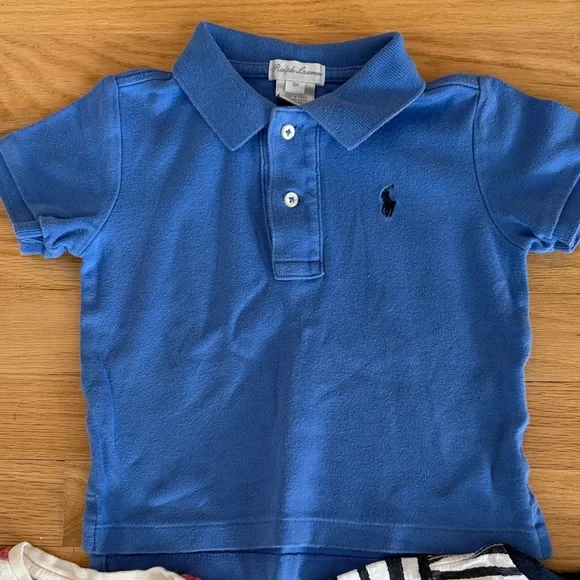 Toddler Ralph Lauren 3 pc Polo T Shirt Bundle, Size 12-18 mo - Picture 2 of 9